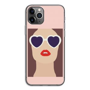 Red lips: iPhone 11 Pro Transparant Hoesje