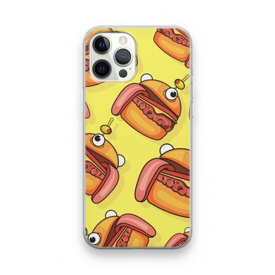 Hamburger: iPhone 12 Pro Transparant Hoesje