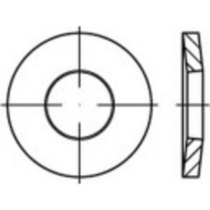 Veerringen 24 mm 56 mm Verenstaal Gefosfateerd 50 stuk(s) TOOLCRAFT 138295