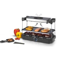 Gourmet Chef grill Trebs RVS-Zwart