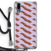 Bacon to my eggs #2: Huawei P20 Transparant Hoesje met koord