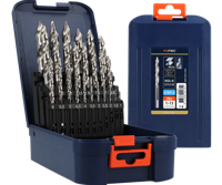 Rotec Spiraalborenset | 104 - STEP-X | DIN 338 | 25-dlg | ø1-13 ABS - 900.0071