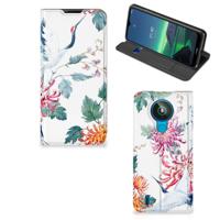 Nokia 1.4 | Hoesje maken | Bird Flowers