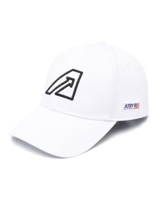 Autry casquette en coton à logo brodé - Blanc