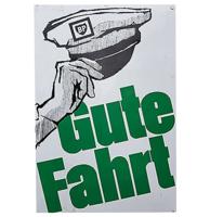 BP Gute Fahrt Emaille Bord - 15 x 10 cm