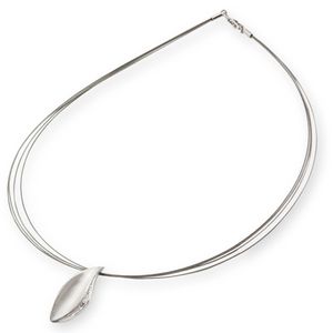 YO DESIGN T1010 Ketting Radius staal-zilver 45 cm