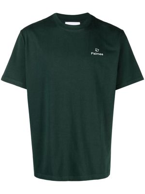 Palmes Allan T-shirt met logoprint - Groen