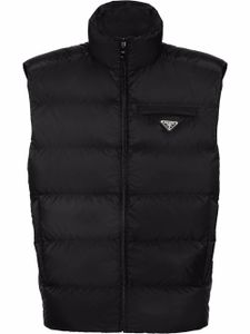 Prada gilet matelassé Re-Nylon - Noir