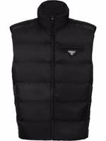 Prada gilet matelassé Re-Nylon - Noir - thumbnail