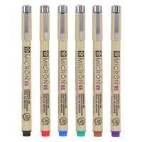 Sakura pigma micron 05 etui met 6 basic kleuren