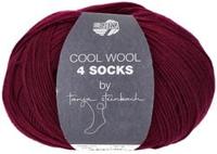 Lana Grossa Cool Wool 4 Socks Uni 7716 Bordeaux