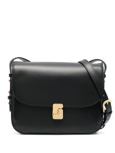 Soeur sac porté épaule en cuir - Noir