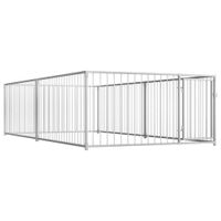 VidaXL Hondenkennel voor buiten 200x400x100 cm