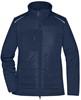 James & Nicholson JN1819 Ladies´ Hybrid Jacket - /Navy/Navy - XS