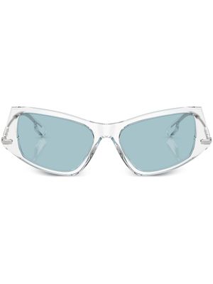 Burberry Eyewear lunettes de soleil à monture papillon - Tons neutres