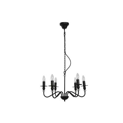 Plafondlamp Home ESPRIT Zwart Metaal 25 W 54 x 54 x 46 cm
