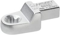 HAZET Insteekringsleutel 6609C-E12 · 9 x 12 mm insteekvierkant massief · Buiten-TORX®-profiel · SW E12