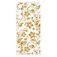 Samsung Galaxy A25 Case Gouden Bloemen - thumbnail