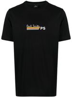 PS Paul Smith t-shirt en coton à logo imprimé - Noir