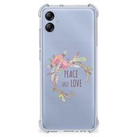 Samsung Galaxy A04e Stevig Bumper Hoesje Boho Text - thumbnail