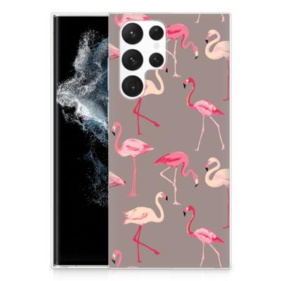 Samsung Galaxy S22 Ultra | TPU Hoesje | Flamingo