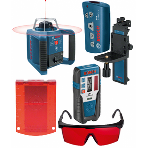 Bosch Blauw GRL 300 HV SET Rotatielaser | + LR 1 + WM4 + RC1 - 0601061501