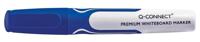 Q-CONNECT Premium whiteboard marker, 3 mm, ronde punt, blauw