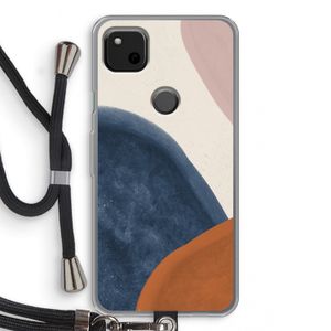 Geo #1: Pixel 4a Transparant Hoesje met koord