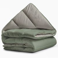 Dekbed zonder Overtrek - All Year - Groen/Khaki (Warmteklasse 2)-Lits-Jumeaux (240x200 cm)