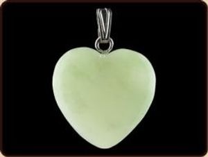 Hanger hart 20mm jade
