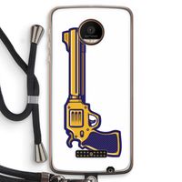 Pew Pew Pew: Motorola Moto Z Force Transparant Hoesje met koord