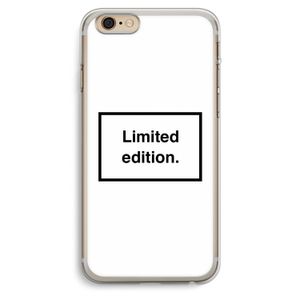 Limited edition: iPhone 6 Plus / 6S Plus Transparant Hoesje