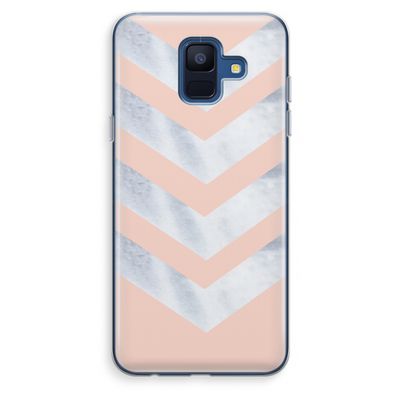 Marmeren pijlen: Samsung Galaxy A6 (2018) Transparant Hoesje