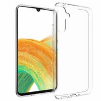 Lunso - Samsung Galaxy A34 - TPU Backcover hoes - Transparant