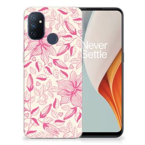 OnePlus Nord N100 TPU Case Pink Flowers