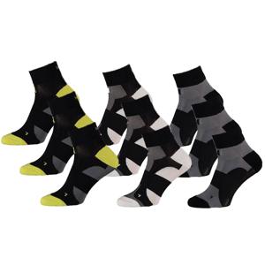 Xtreme Fietssokken Quarter 9-pack Multi Black-45/47