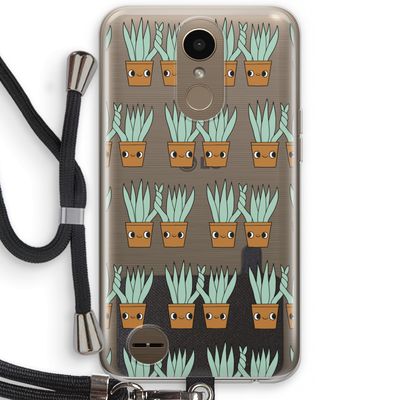 Sansevieria: LG K10 (2017) Transparant Hoesje met koord