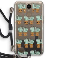 Sansevieria: LG K10 (2017) Transparant Hoesje met koord Sansevieria: LG K10 (2017) Transparant Hoesje met koord