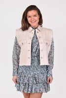 Marant Etoile gilet Tyra VE0080FA-A1H35E creme - thumbnail