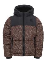 LOOXS 10sixteen winter winterjas meisjes - bruin/zwart - panter