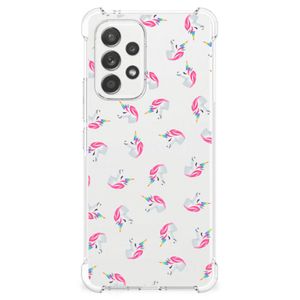 Doorzichtige Silicone Hoesje voor Samsung Galaxy A53 5G Unicorns