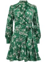 alice + olivia robe portefeuille Alisa à fleurs - Vert - thumbnail