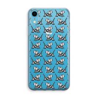 Zwarte poes: iPhone XR Transparant Hoesje