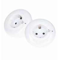 LED Nachtlamp met lichtsensor - 2x - 230v - kinderkamer - met stopcontact - energiebesparend