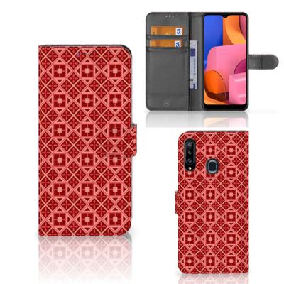 Samsung Galaxy A20s | Telefoon Hoesje | Batik Rood