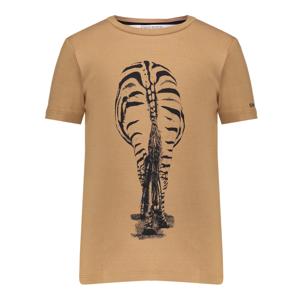 Frankie & Friends Meisjes shirt - Baboon - Cool bruin