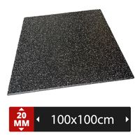 PTessentials Cross Pro vloertegel 100x100x2 met EPDM toplaag en flakes