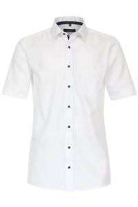 Casa Moda Comfort Fit Overhemd Korte mouw wit