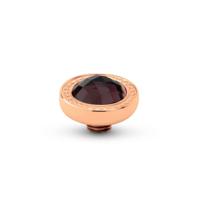 Melano Vivid Round Swirl Steentje Purple Taupe | Rosé