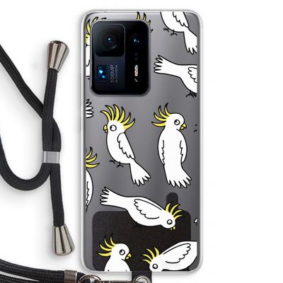 Papegaai: Xiaomi Mi Mix 4 Transparant Hoesje met koord